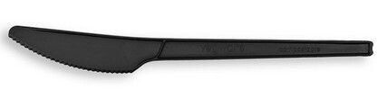 Coltello in CPLA NERO L 16,5 cm (50 pz)