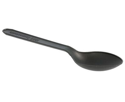 Cucchiaino in CPLA NERO L 12,5 cm (100 pz)