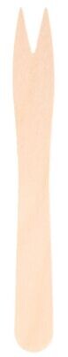 Forchettina NUGGETS in LEGNO L 8,5 cm (1000 pz)