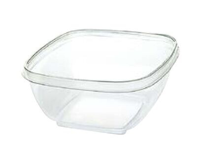 Coppetta quadrata in PET TRASPARENTE 375 ml (50 pz)