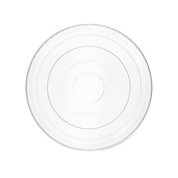 Coperchio piatto in PLA Ø 11,5 cm per VESC12 - VESC16 - VESC24 (50 pz)