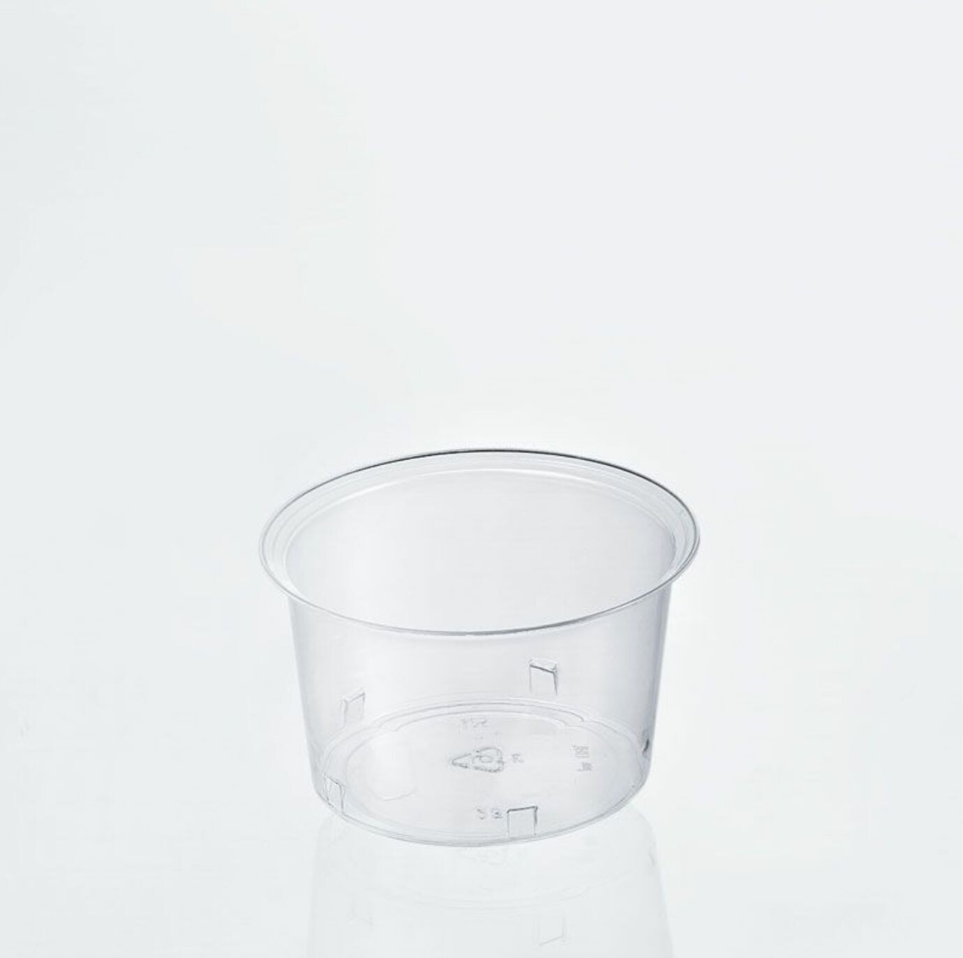 Coppetta rotonda in PET 185 ml (50 pz) - coperchio abbinabile IS292017