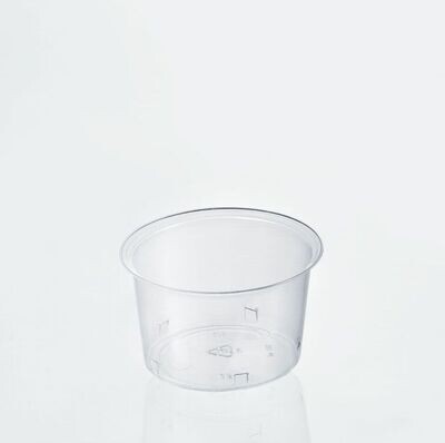 Coppetta rotonda in PET 185 ml (50 pz) - coperchio abbinabile IS292017