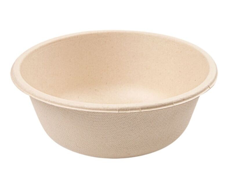 Ciotola in POLPA AVANA 500 ml (50 pz) - coperchio abbinabile GP21178
