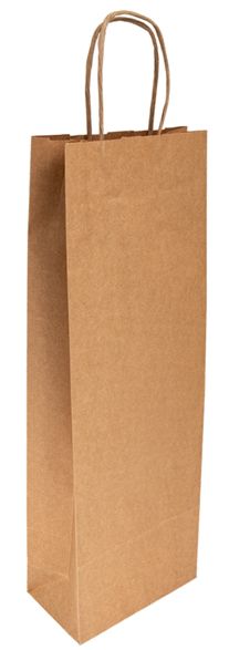 Sacchetto bottiglia in carta KRAFT 14+8x40 cm (250 pz)