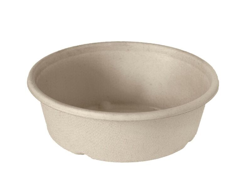 Ciotola in POLPA AVANA 1200 ml (40 pz) - coperchio abbinabile DU188061