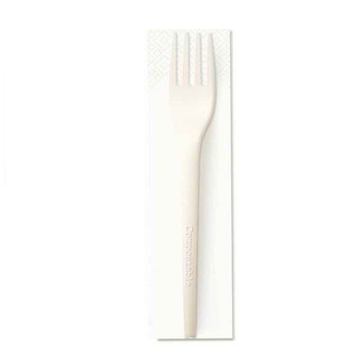 KIT forchetta CPLA + tovagliolo (50 pz) KIT forchetta CPLA + tovagliolo (50 pz)