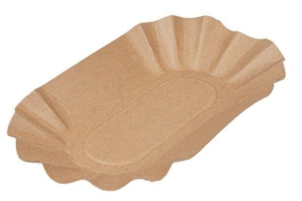 Barchetta piccola compostabile KRAFT (250 pz)