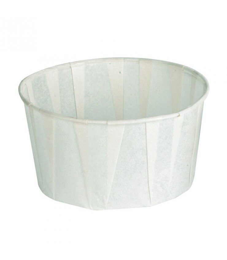 Pirottino porta salse in CARTA BIANCA 165 ml (250 pz) Pirottino porta salse in CARTA BIANCA 165 ml (250 pz)