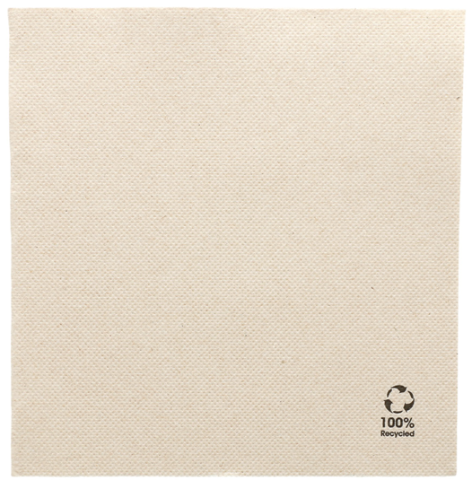 Tovagliolo CREMA 30x30 cm in carta DOUBLE POINT (50 pz)