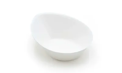 Mini ciotola a goccia in POLPA BIANCA 120 ml (25 pz) - LINEA FINGERFOOD