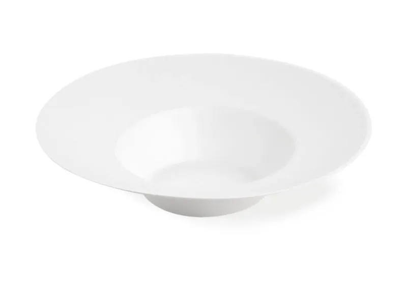 Piatto fondo cappello del prete in POLPA BIANCA 400 ml - LINEA ELEGANCE (50 pz)