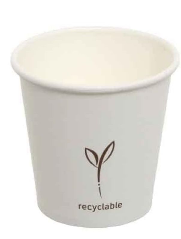 Bicchiere caffè in carta BIANCA 80 ml (50 pz)