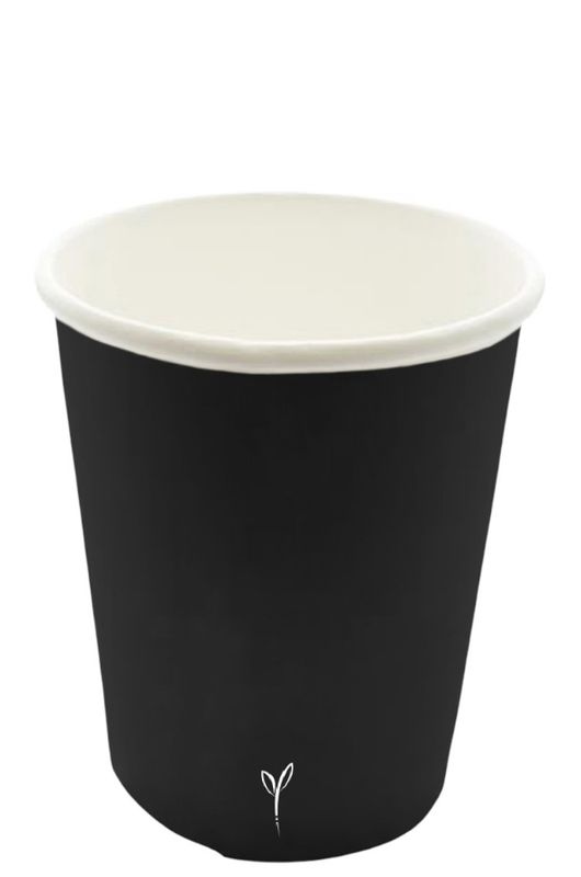 Bicchiere in carta NERA 250 ml (50 pz)