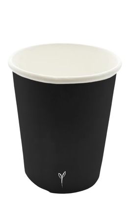 Bicchiere in carta NERA 250 ml (50 pz)