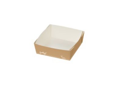 Biobox quadrata in CARTONCINO AVANA 12x12x5 cm (50 pz) Biobox quadrata in CARTONCINO AVANA 12x12x5 cm (50 pz)