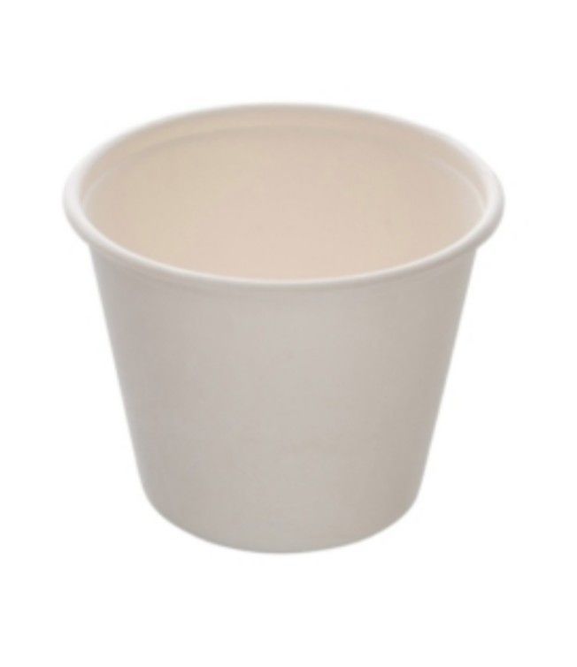 Zuppiera in POLPA BIANCA 450 ml (50 pz) - coperchio abbinabile DAPF5180