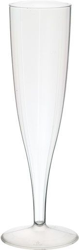 Flûte da champagne in PS TRASPARENTE (10 pz)