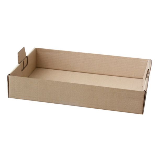 Delivery box impilabile in CARTA KRAFT 54,5x38,5 H 9,5 cm (50 pz)
