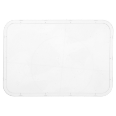 Coperchio in PET TRASPARENTE per vaschetta rettangolare GP12861 (50 pz)