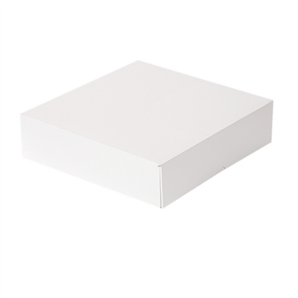 Scatola torta quadrata BIANCA 23x23 cm (50 pz)