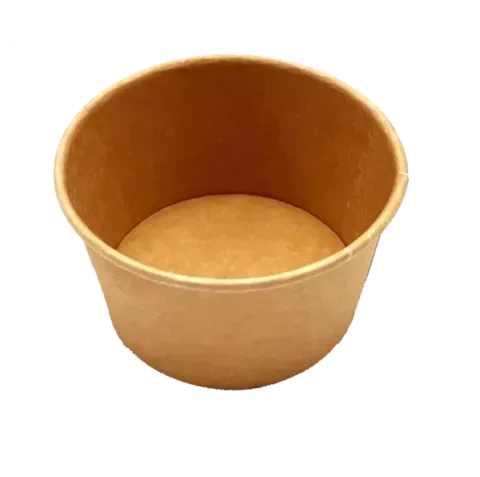 Zuppiera in CARTONCINO KRAFT 400 ml (50 pz) - coperchio abbinabile SAPAP52014PAPPP