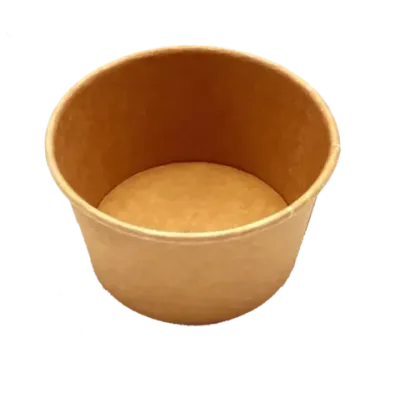 Zuppiera in CARTONCINO KRAFT 400 ml (50 pz) - coperchio abbinabile SAPAP52014PAPPP