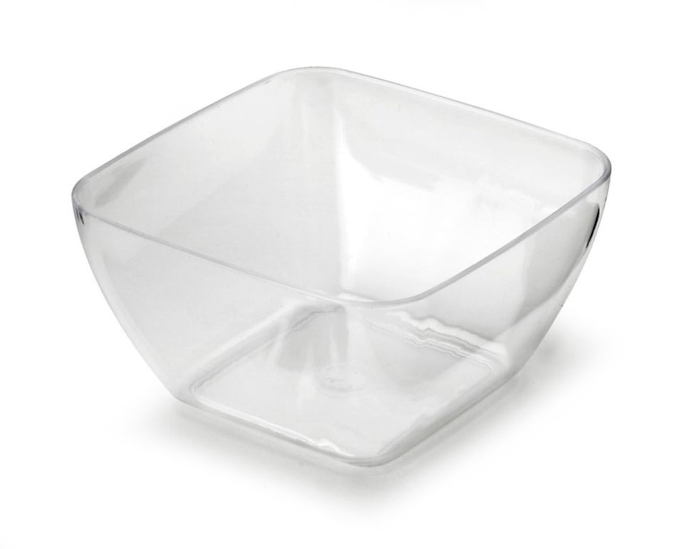 Mini ciotola in PS TRASPARENTE 5,5x5,5 cm (20 pz) - LINEA FINGERFOOD