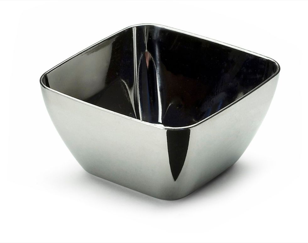 Mini ciotola in PS ARGENTO 5,5x5,5 cm (20 pz) - LINEA FINGERFOOD