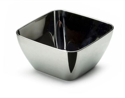 Mini ciotola in PS ARGENTO 5,5x5,5 cm (20 pz) - LINEA FINGERFOOD