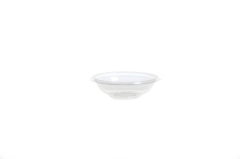 Coppetta rotonda in PET TRASPARENTE 375 ml (50 pz) - coperchio abbinabile SADOM52016