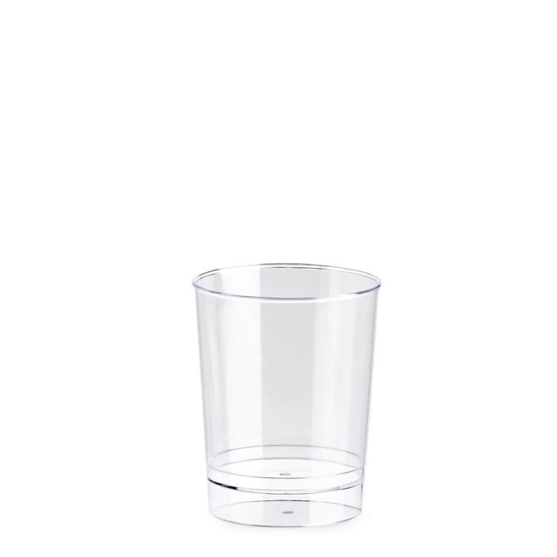 Coppetta cilindrica in PS TRASPARENTE 120 ml (50 pz) - coperchio abbinabile PO415CB