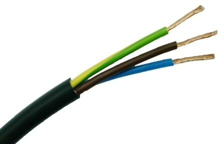 Cabo VV/XV 3G2,5mm Preto Cabo VV/XV 3G2,5mm Preto