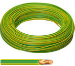 Cabo H07V-R 6mm Multi-filar Verde/Amarelo Cabo H07V-R 6mm Multi-filar Verde/Amarelo
