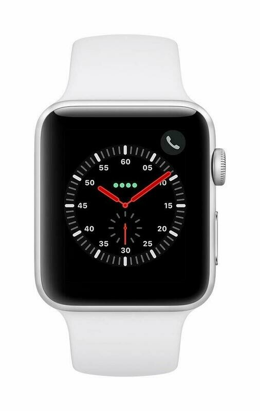 Apple Watch Series 3 GPS + Cellular, 42mm Silver Aluminium Case with White Sport Band
Size name:42mm
Style name:Silver Aluminium Case with White Sport Band