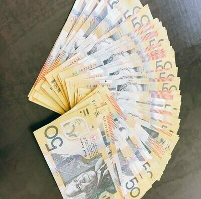 100 Australian Bank Notes x 100