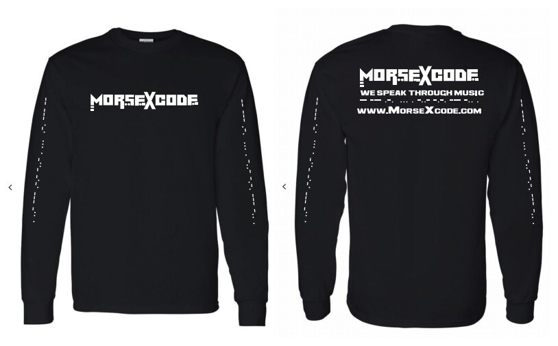Morse X Code Long Sleeve (Free Express Shipping)