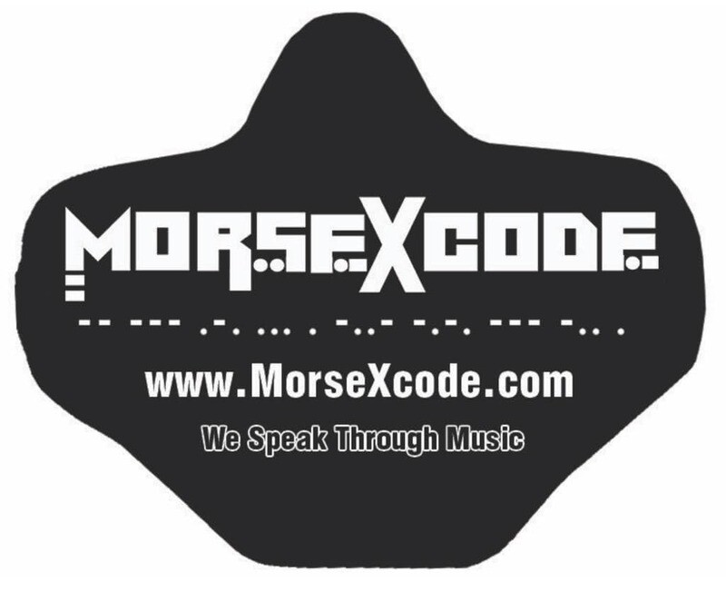 Morse X Code Mask Shaped Sticker (Free Shipping)