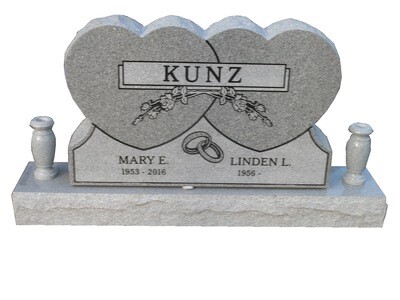 Connected Hearts companion- 42&quot;
8&quot; thick granite