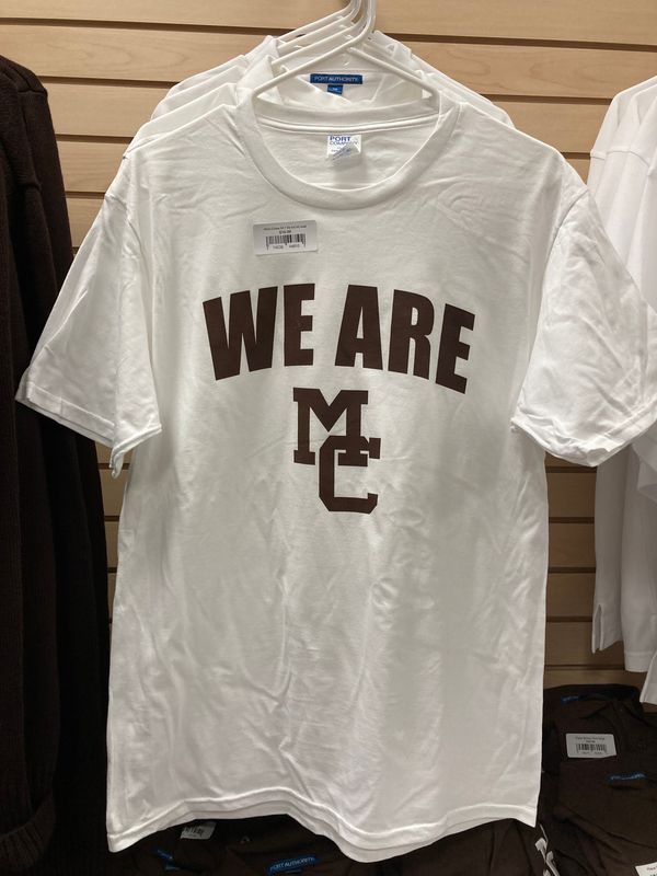 White Cotton SS T We Are MC