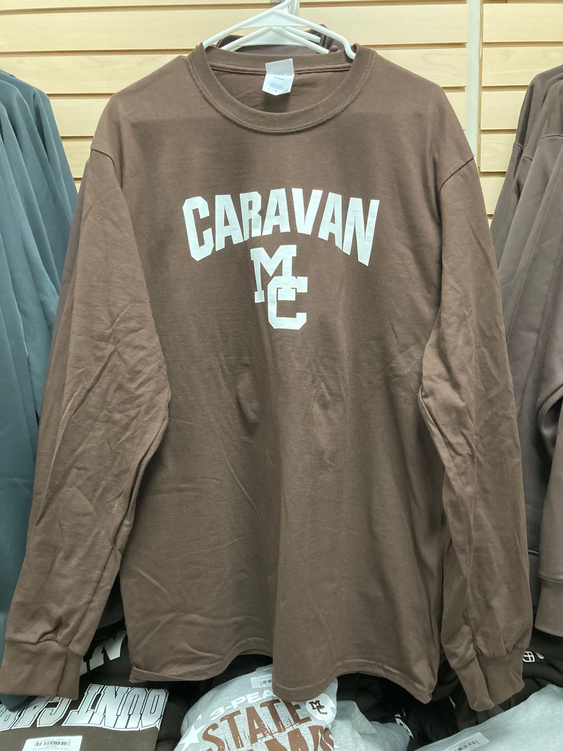 Brown Cotton LS T
