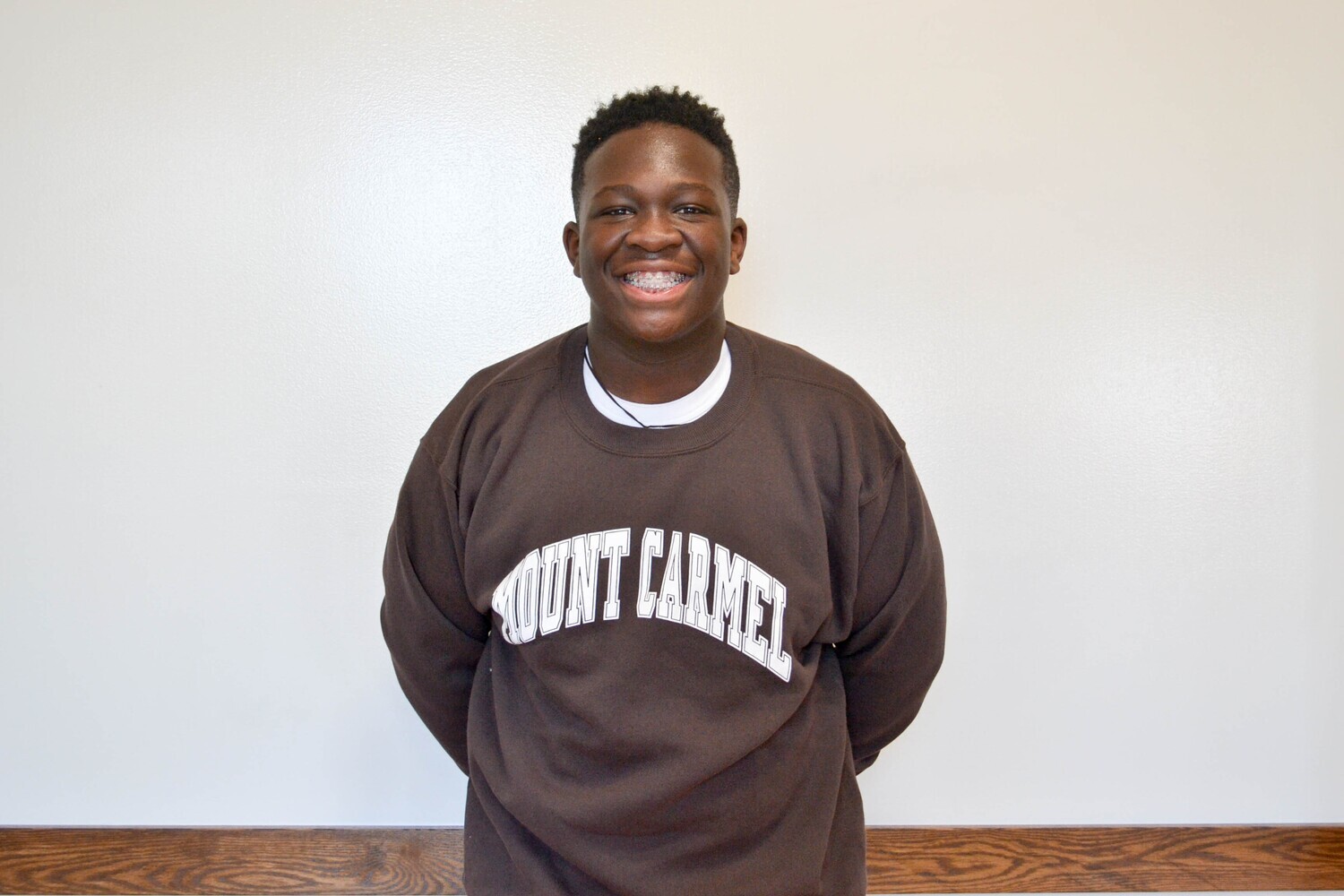 Crew Neck Brown Sweatshirt Crew Neck Brown Sweatshirt