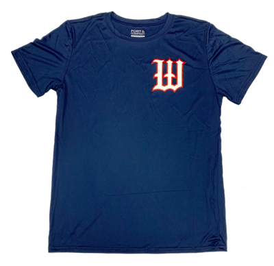 Navy Performance Practice "W" Tee [LIMITED SUPPLY]