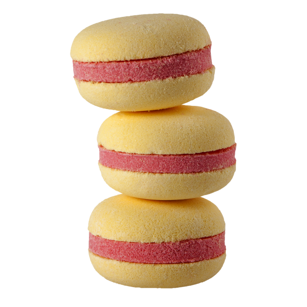 Macaron effervescent Pêche