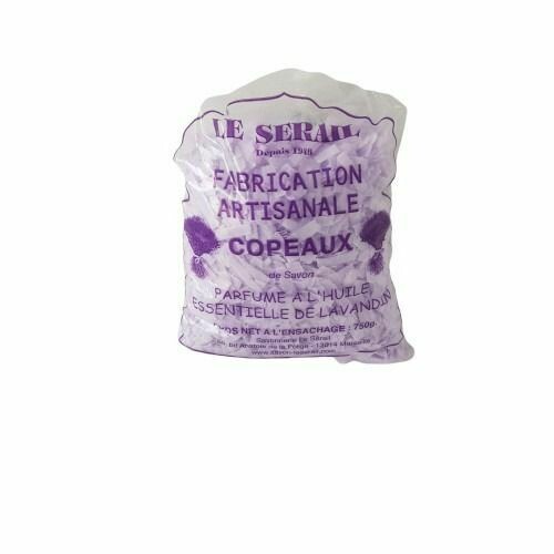 Sac 750gr Copeaux Savon de Marseille LAVANDE