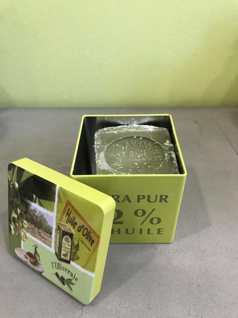 Boîte à savon LE CUBE verte