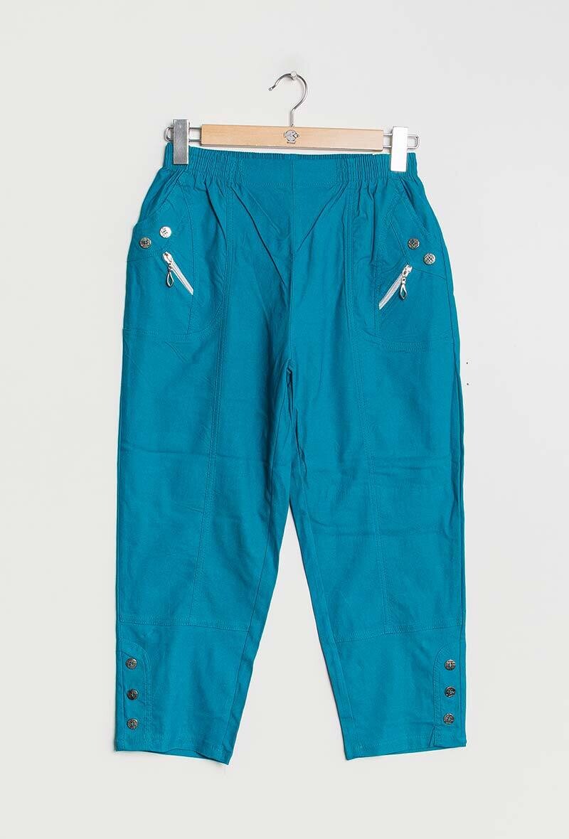 Pantacourt Confort + Turquoise