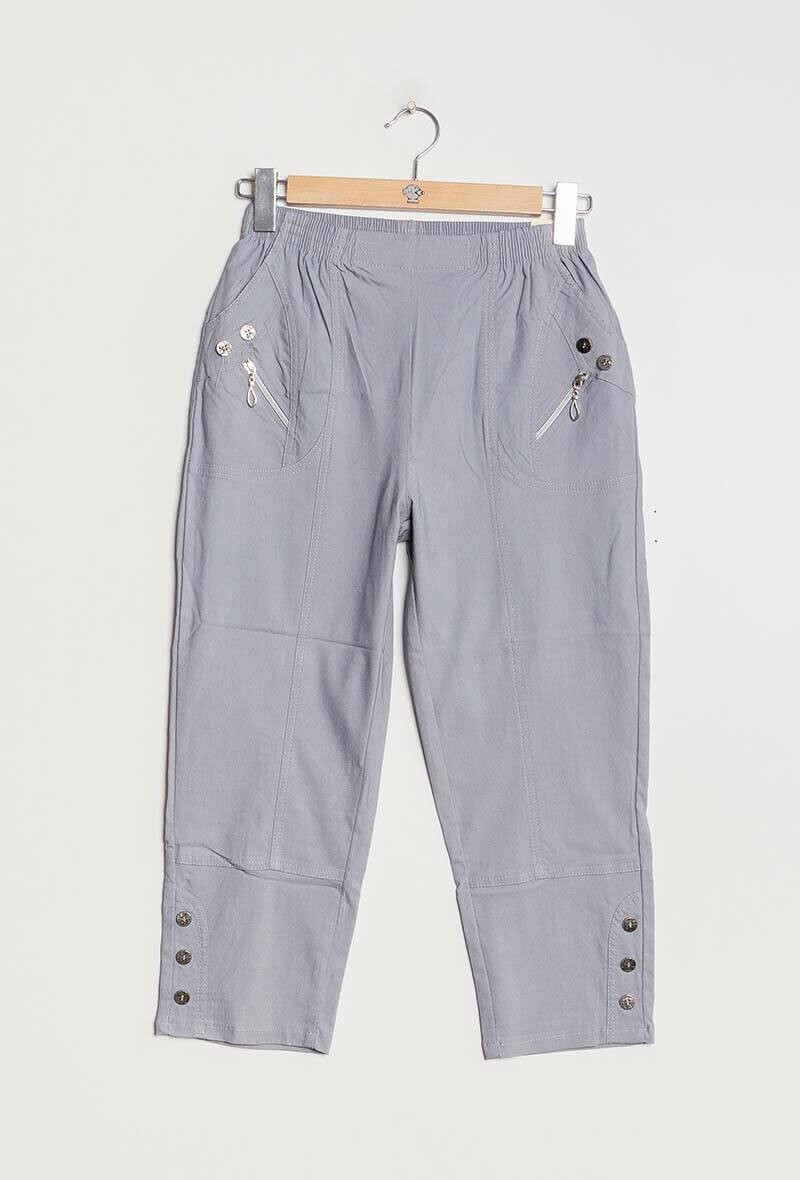 Pantacourt Confort + Gris