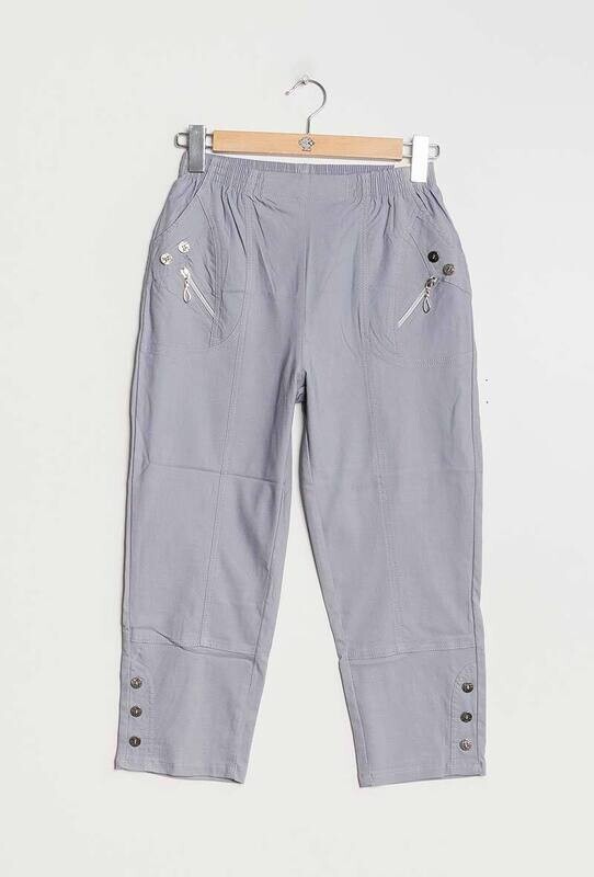 Pantacourt Confort + Gris