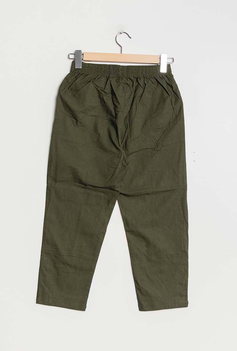 Pantacourt Confort+ kaki